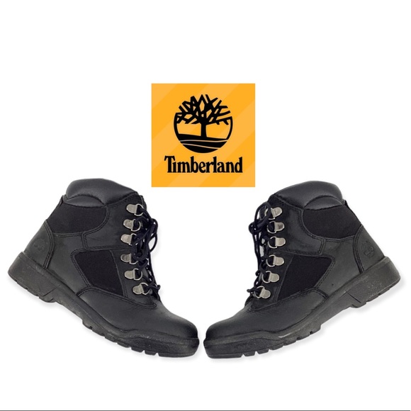 TIMBERLAND BLACK KIDS BOOTS SIZE 13.5